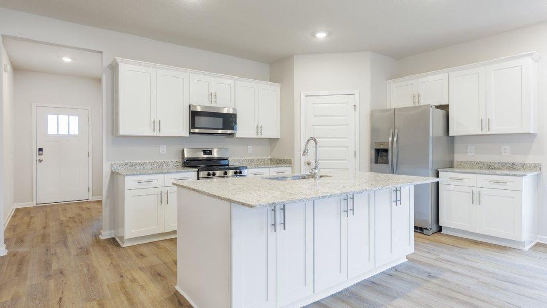 Representative furnished interior of a home built from the Plan by D.R. Horton in Greystone, Crawfordville (Image 3). Representative furnished interior of a home built from the Plan by D.R. Horton in Greystone, Crawfordville (Image 3).