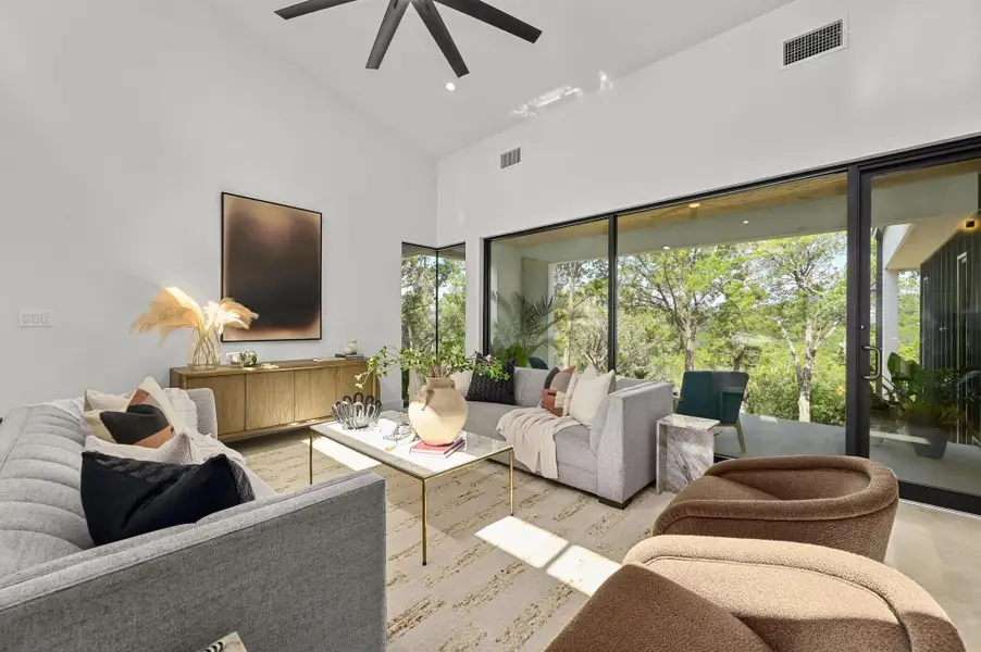 Furnished interior view inside a new home in , Jonestown (Image 7). Furnished interior view inside a new home in , Jonestown (Image 7).