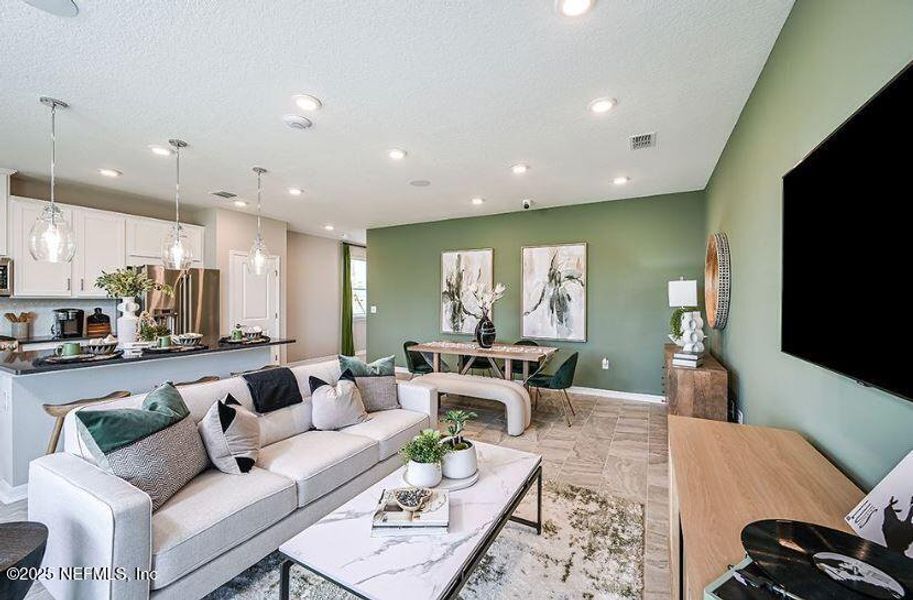 Furnished interior view inside a new home in , St. Augustine (Image 5).