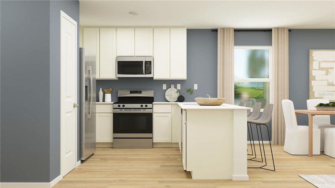 Furnished interior view inside a new home in , Davenport (Image 5).