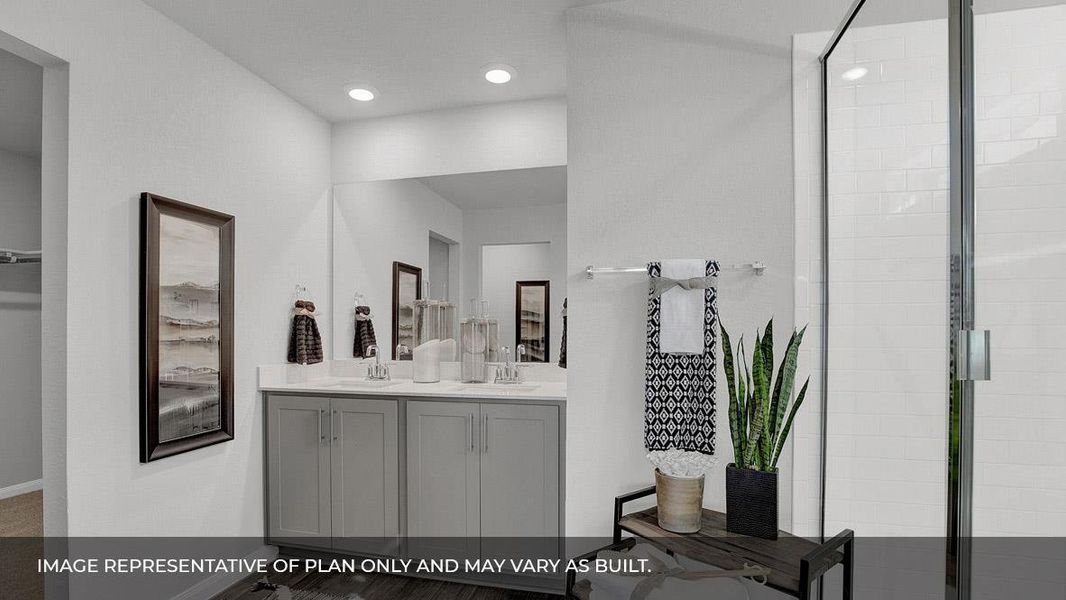 Furnished interior view inside a new home in Rosenbusch Ranch, Leander (Image 10). Furnished interior view inside a new home in Rosenbusch Ranch, Leander (Image 10).