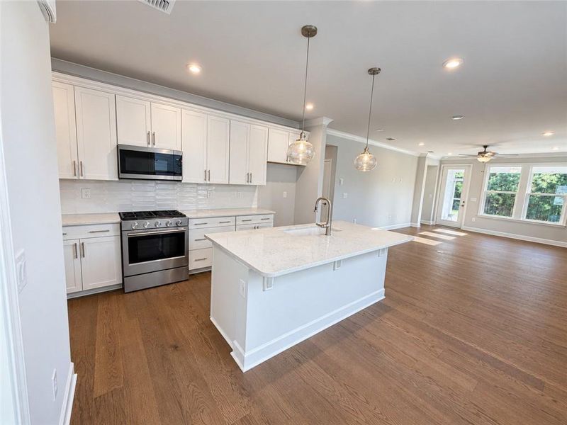 Furnished interior view inside a new home in Sun City Peachtree, Griffin (Image 6).