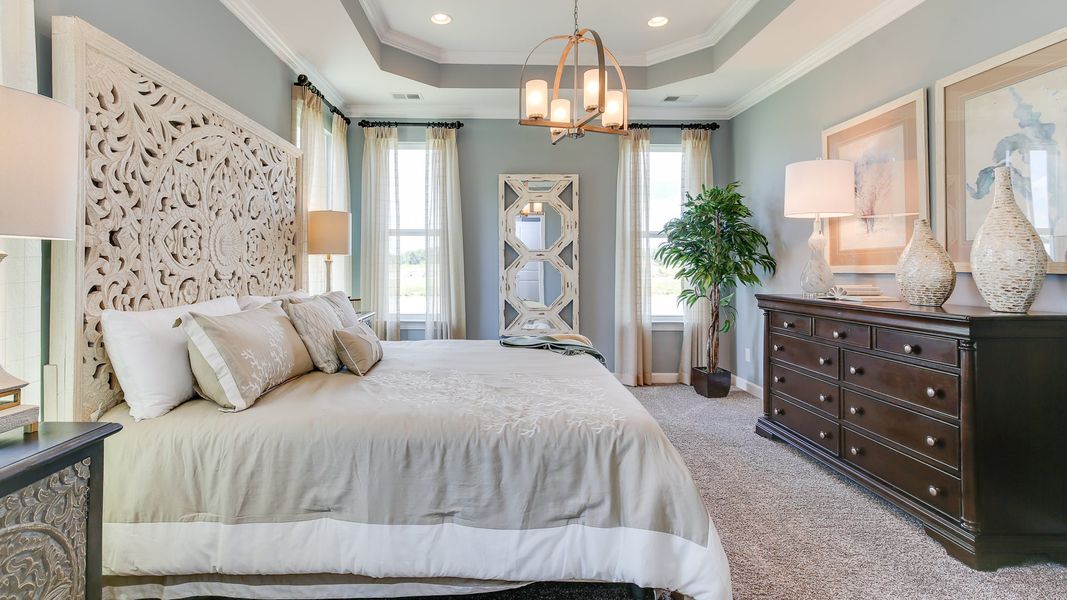 Representative furnished interior of a home built from the The Shorebreak by Chesapeake Homes in Bridgewater - Shorehaven Village, Little River (Image 17).