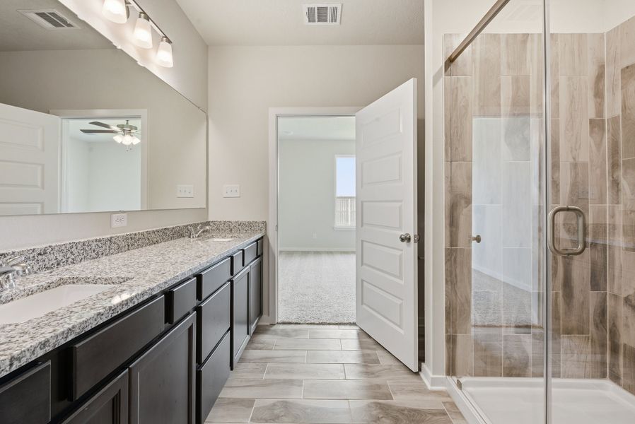 Furnished interior view inside a new home in Heartland at Creek Meadows, College Station (Image 4). Furnished interior view inside a new home in Heartland at Creek Meadows, College Station (Image 4).