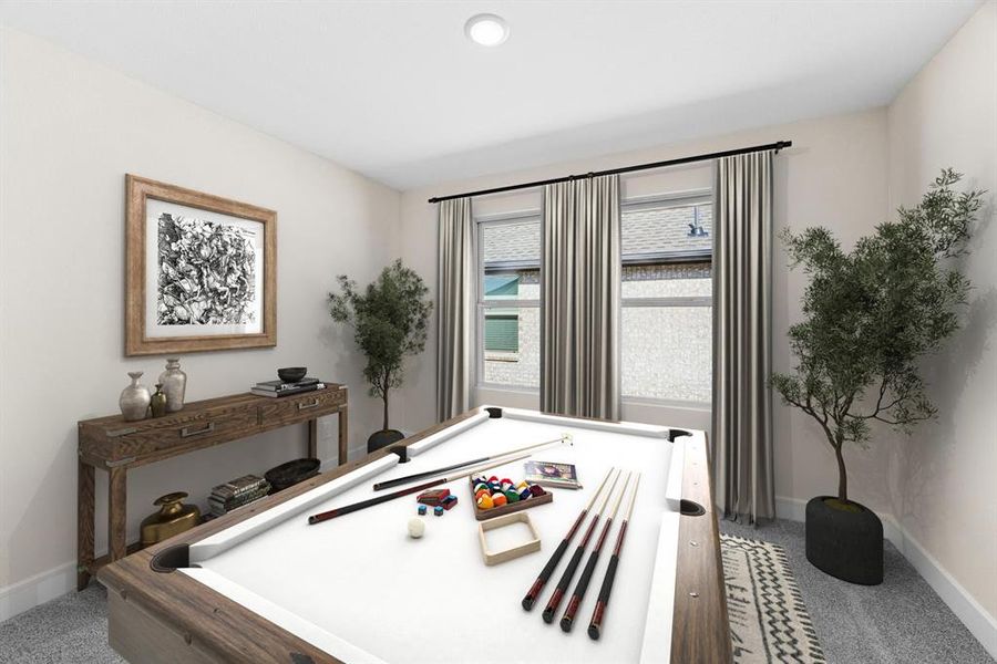 Furnished interior view inside a new home in Heritage Ranch, Sherman (Image 7). Furnished interior view inside a new home in Heritage Ranch, Sherman (Image 7).