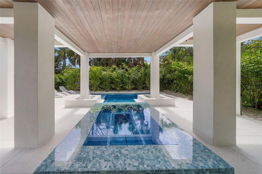 Exterior details and patio area of a home in , Sarasota (Image 23).