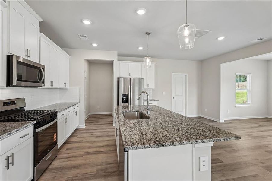 Furnished interior view inside a new home in Northwoods at Mirror Lake, Villa Rica (Image 18).