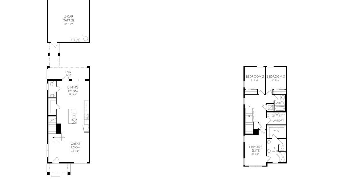 2D floor plan layout of this home in Serenade at Ovation, Winter Garden, FL (Image 2). 2D floor plan layout of this home in Serenade at Ovation, Winter Garden, FL (Image 2).