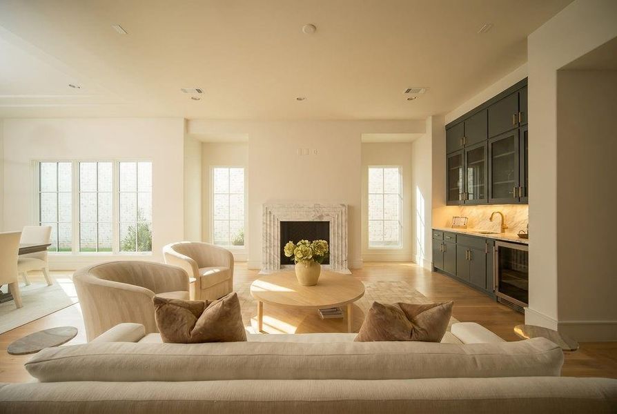 Furnished interior view inside a new home in , Dallas (Image 24). Furnished interior view inside a new home in , Dallas (Image 24).