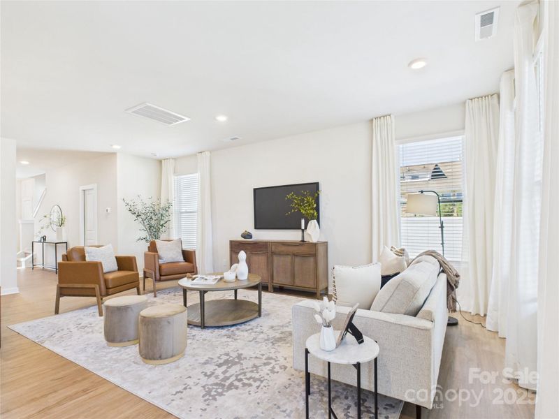 Furnished interior view inside a new home in , Kings Mountain (Image 11).