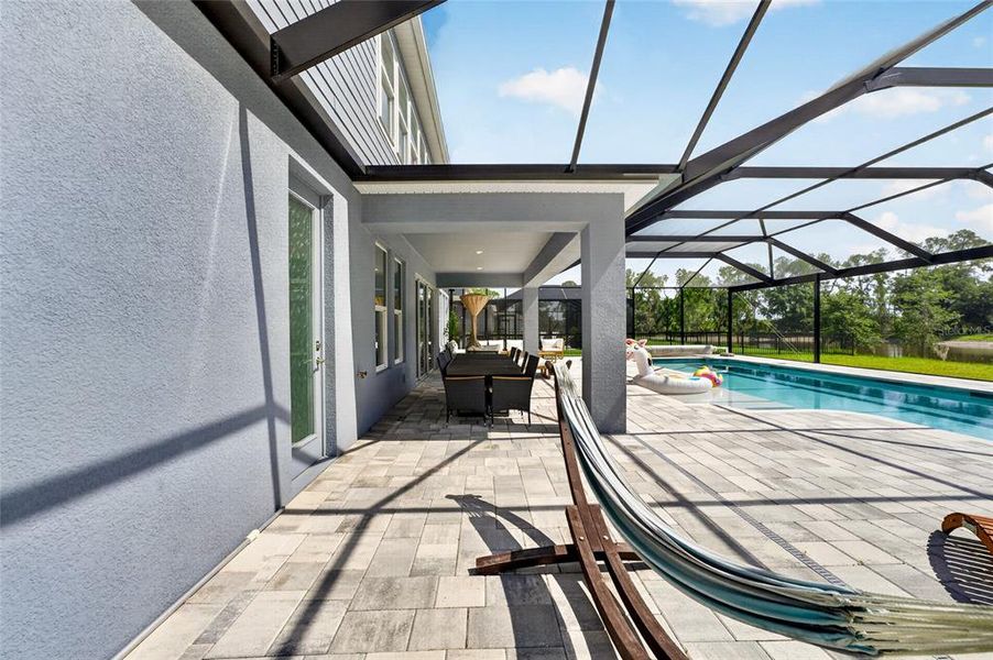 Exterior details and patio area of a home in , Wesley Chapel (Image 31). Exterior details and patio area of a home in , Wesley Chapel (Image 31).