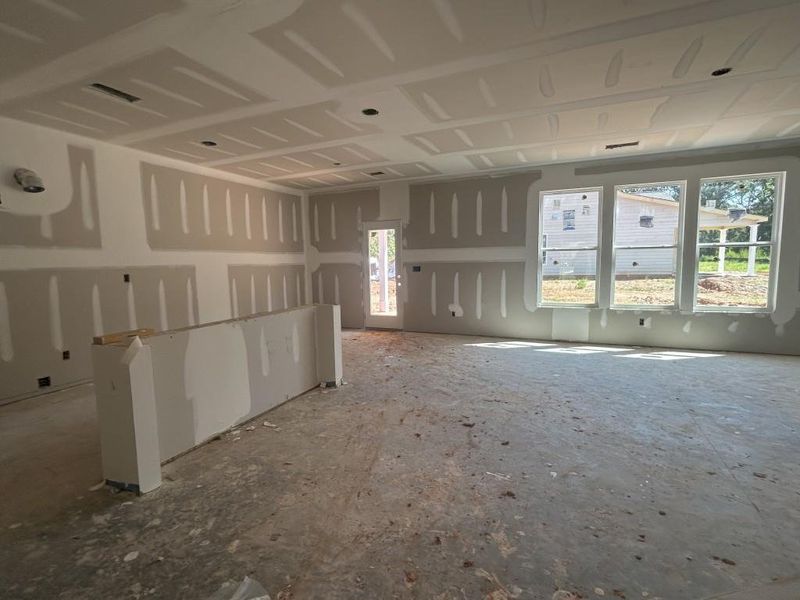 In-progress construction of a new home in Red Bird Manor, Jefferson, GA (Image 53).