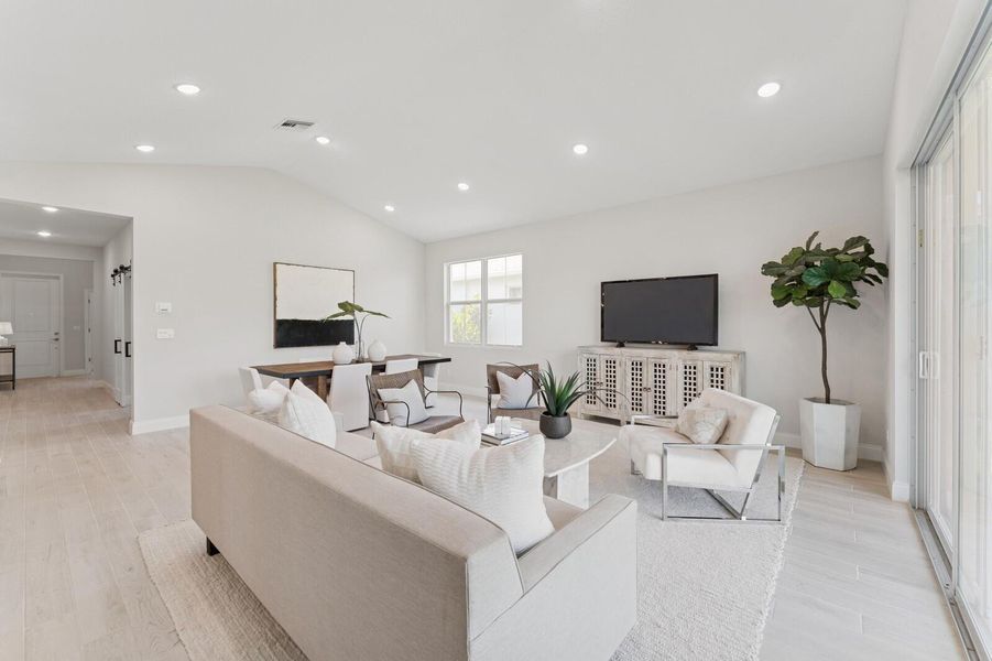 Furnished interior view inside a new home in , Port St. Lucie (Image 4).