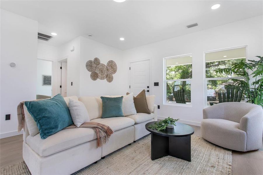 Furnished interior view inside a new home in , St. Petersburg (Image 7).