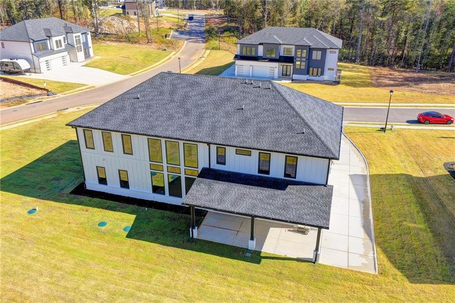 Exterior details and patio area of a home in , Auburn (Image 3). Exterior details and patio area of a home in , Auburn (Image 3).