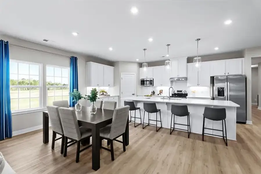 Representative furnished interior of a home built from the Palladio by Ryan Homes in Carolina Crofts, Greenville (Image 12).