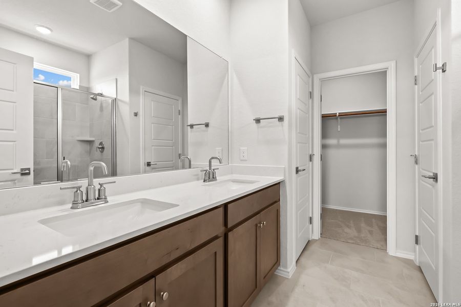 Furnished interior view inside a new home in Bricewood, San Antonio (Image 13).