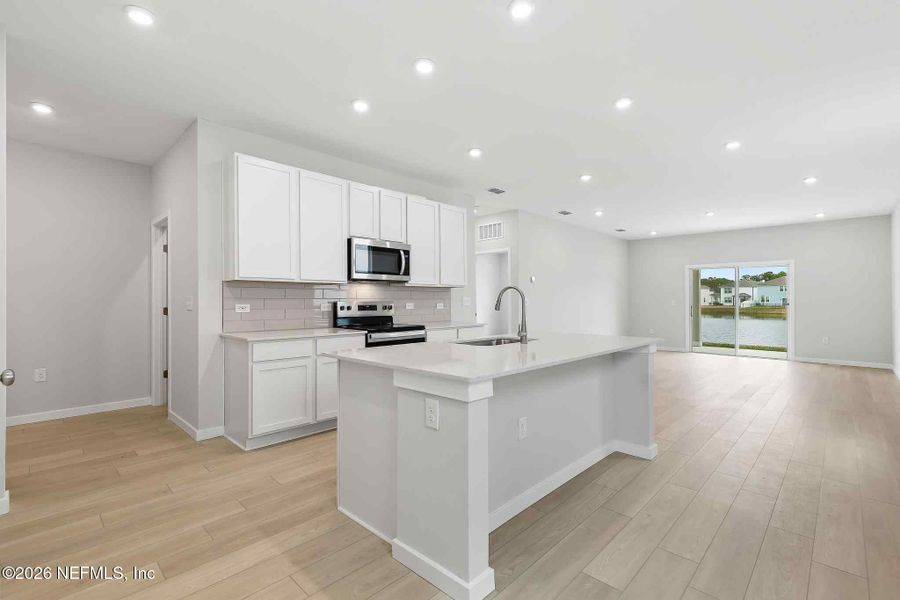 Furnished interior view inside a new home in , Jacksonville (Image 7).