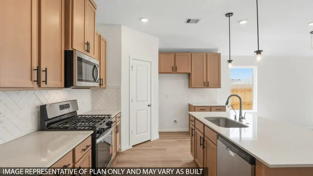 Furnished interior view inside a new home in Rushing Waters, Katy (Image 6).