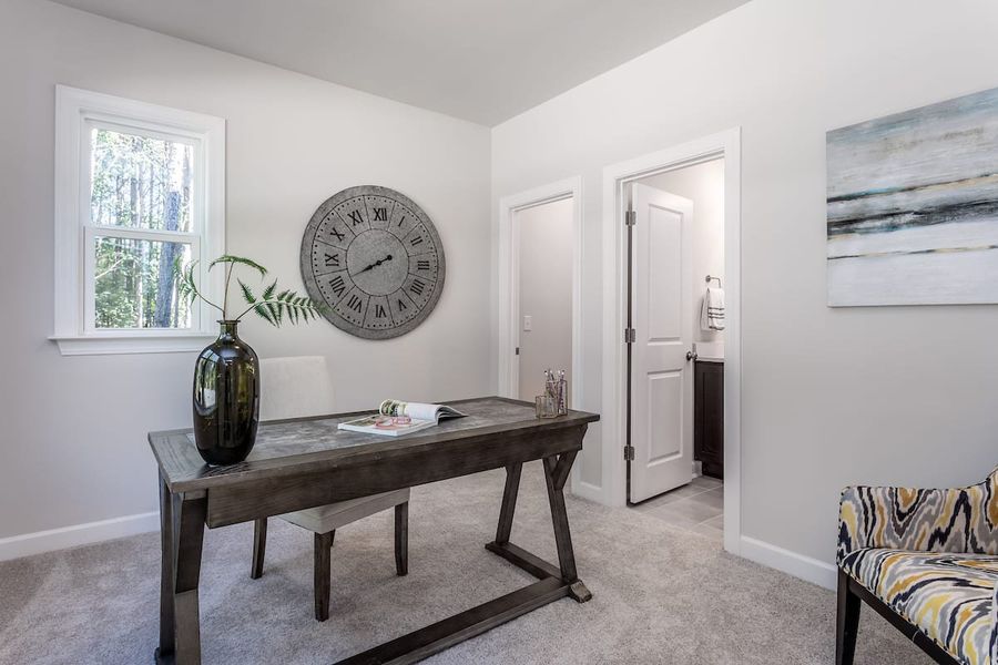 Representative furnished interior of a home built from the Silas by Tri Pointe Homes in The Townes at Willow Park, Cary (Image 13). Representative furnished interior of a home built from the Silas by Tri Pointe Homes in The Townes at Willow Park, Cary (Image 13).