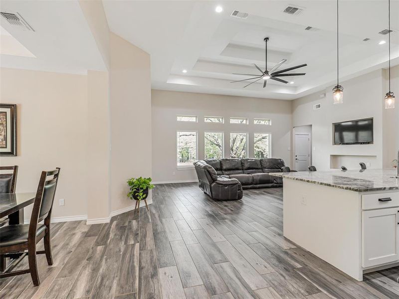 Furnished interior view inside a new home in , Azle (Image 13).
