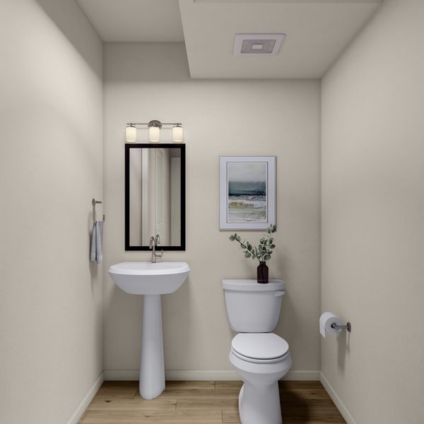 Representative furnished interior of a home built from the B by Tri Pointe Homes in Candelas Townhomes, Arvada (Image 21).