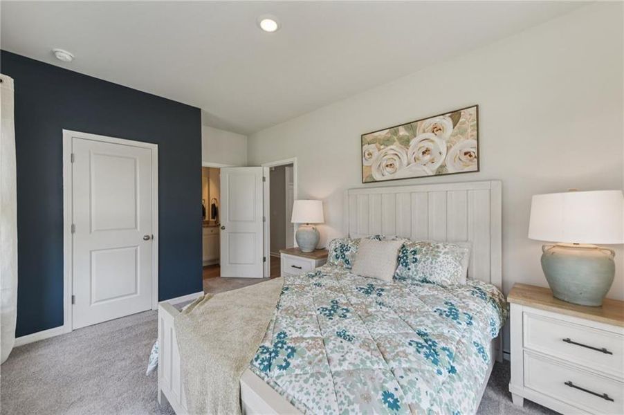 Furnished interior view inside a new home in The Hills at Cedar Creek, Winder (Image 10).