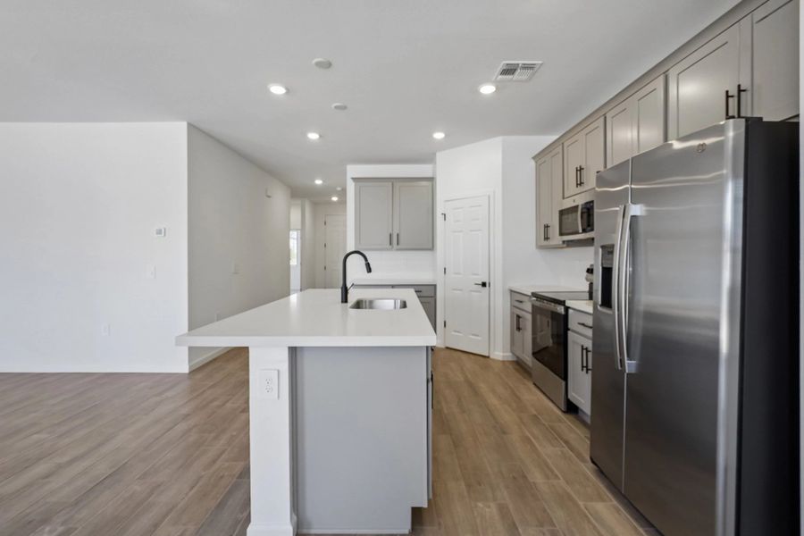 Kitchen featuring the Minimalist Collection Kitchen featuring the Minimalist Collection
