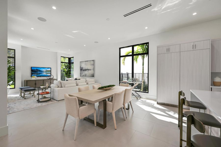 Furnished interior view inside a new home in The Estates at Morikami Park Road, Delray Beach (Image 11). Furnished interior view inside a new home in The Estates at Morikami Park Road, Delray Beach (Image 11).