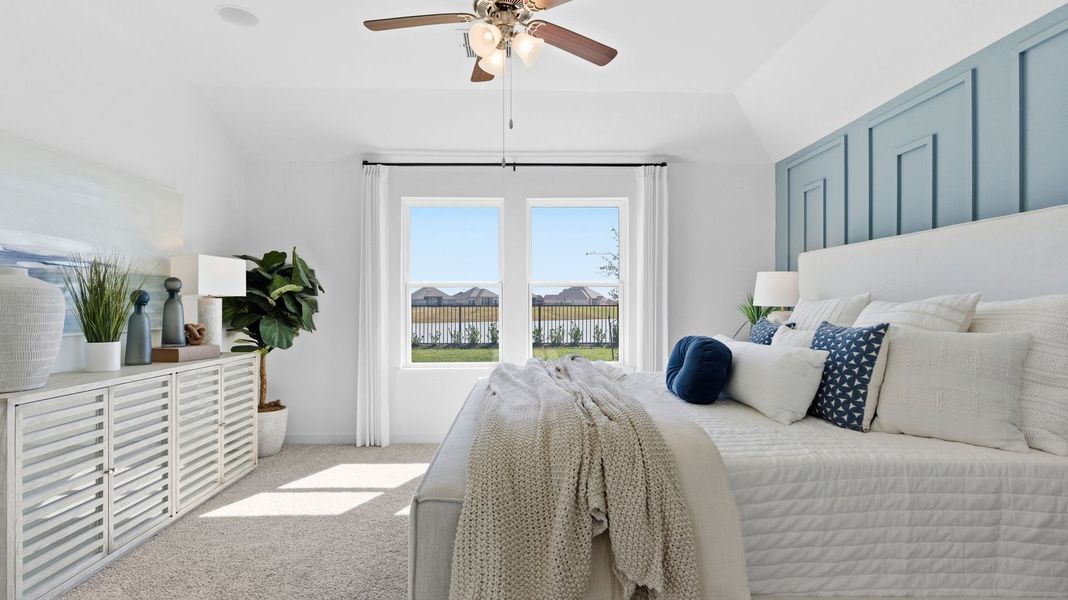 Furnished interior view inside a new home in Westland Ranch 50' Homesites, League City (Image 13).