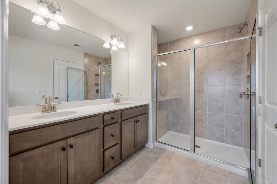 Furnished interior view inside a new home in The Landings at Montague, Goose Creek (Image 16).