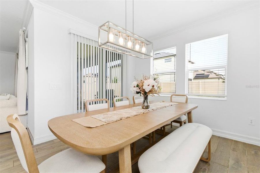 Furnished interior view inside a new home in , Palmetto (Image 35).