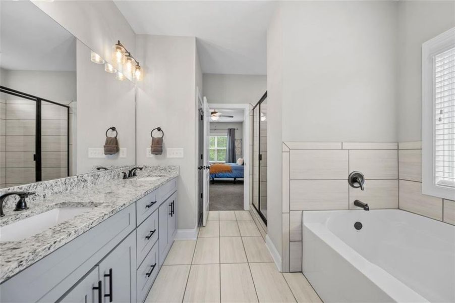 Furnished interior view inside a new home in , Douglasville (Image 4).