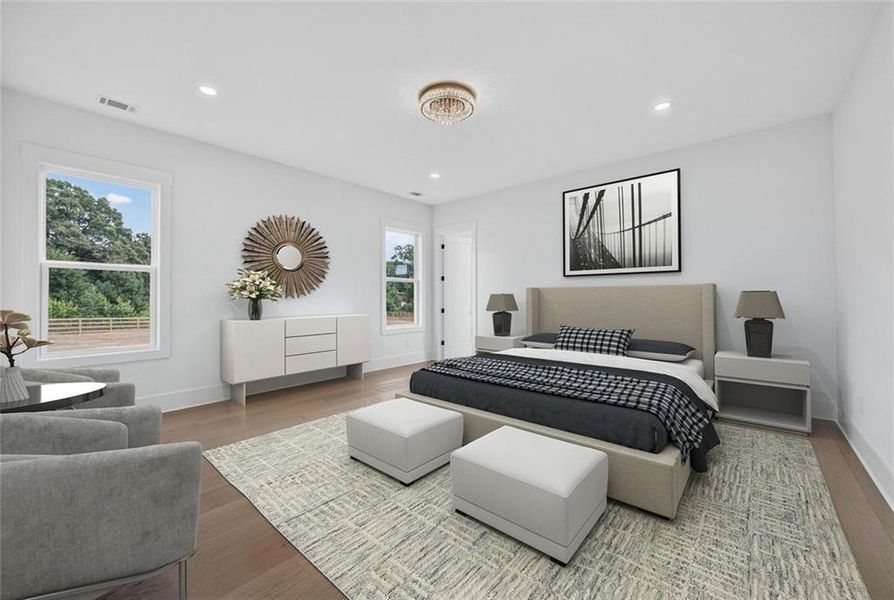 Furnished interior view inside a new home in , Dacula (Image 9).