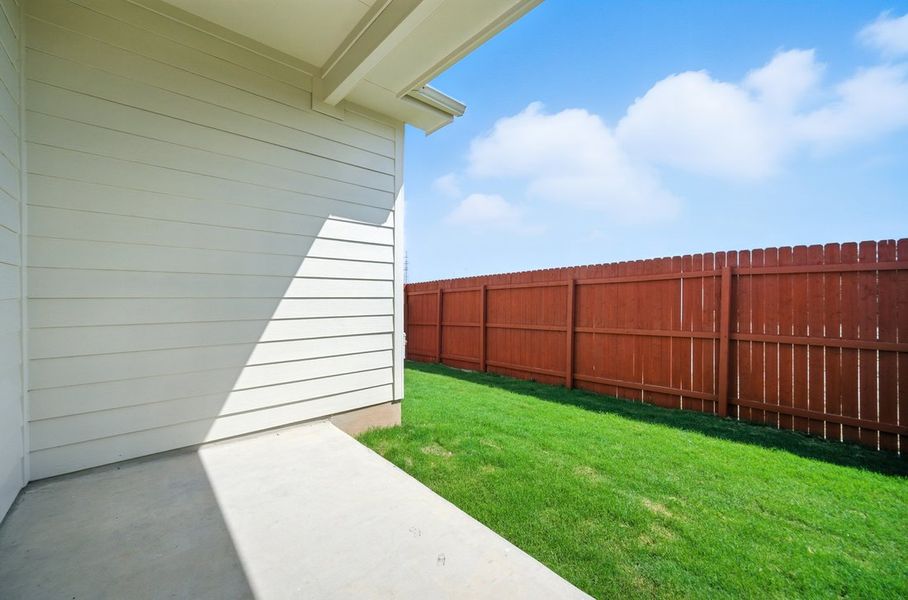 Front exterior of a new home in Foxfield, Austin, TX, highlighting curb appeal (Image 13).