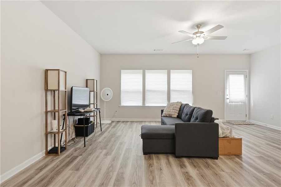 Furnished interior view inside a new home in , Oakwood (Image 11). Furnished interior view inside a new home in , Oakwood (Image 11).