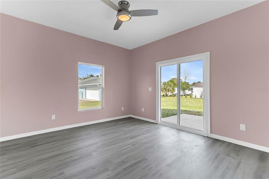 Spacious, unfurnished interior of a new home in , New Smyrna Beach (Image 11). Spacious, unfurnished interior of a new home in , New Smyrna Beach (Image 11).