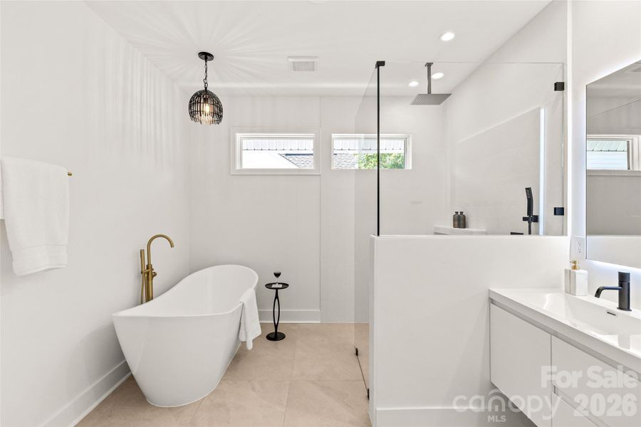 Furnished interior view inside a new home in , Charlotte (Image 14).