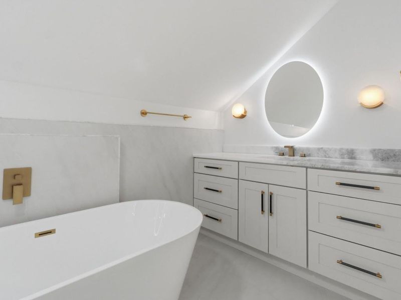 Furnished interior view inside a new home in , Canton (Image 10).