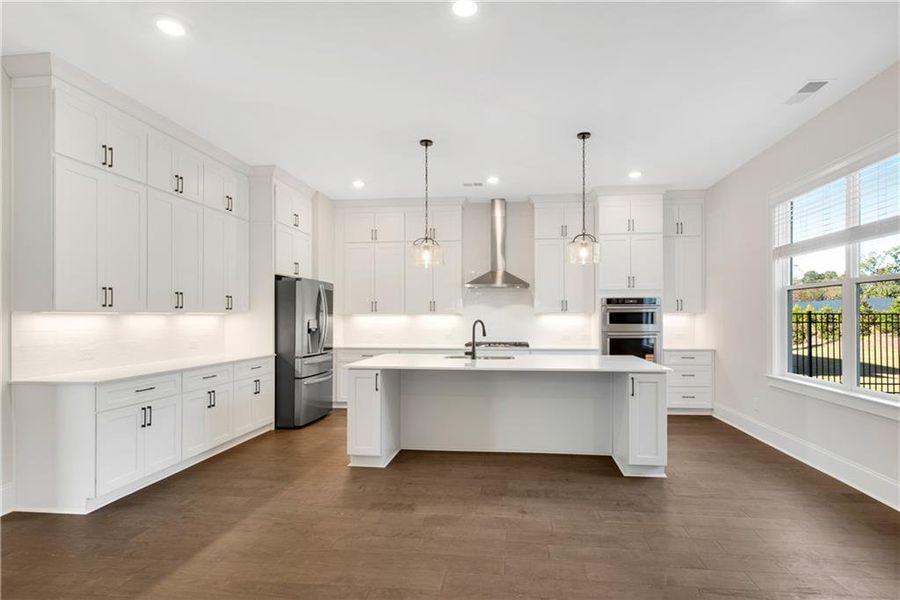 Furnished interior view inside a new home in The Retreat at Caney Creek, Alpharetta (Image 12).