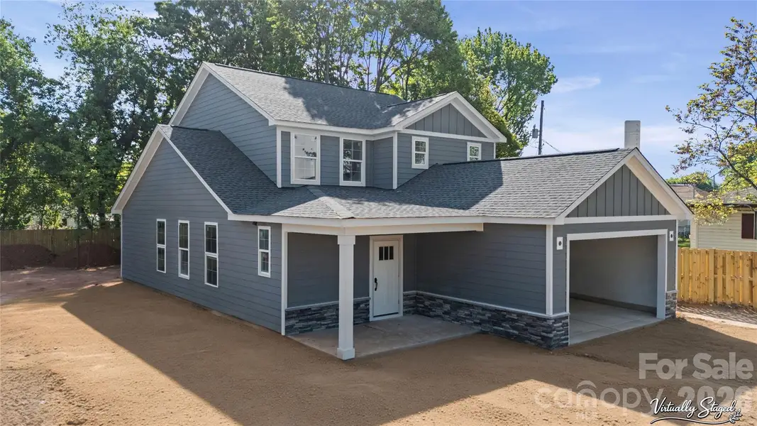 Exterior details and patio area of a home in , Huntersville (Image 3).