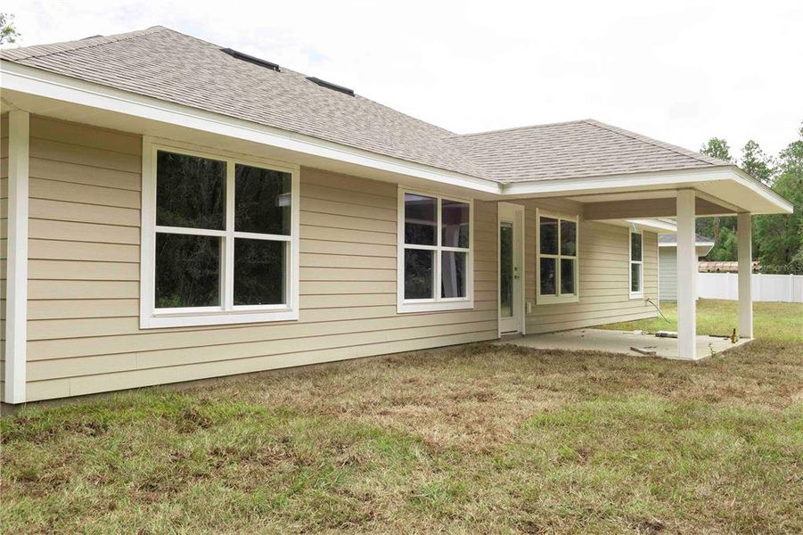 Exterior details and patio area of a home in The Preserve at Laurel Lake, Lake City (Image 15).