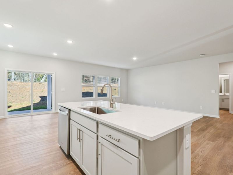 Furnished interior view inside a new home in Marshburn Landing - Signature Series, Wendell (Image 5).