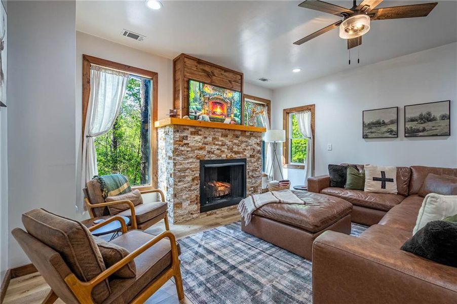 Furnished interior view inside a new home in , Ellijay (Image 4).