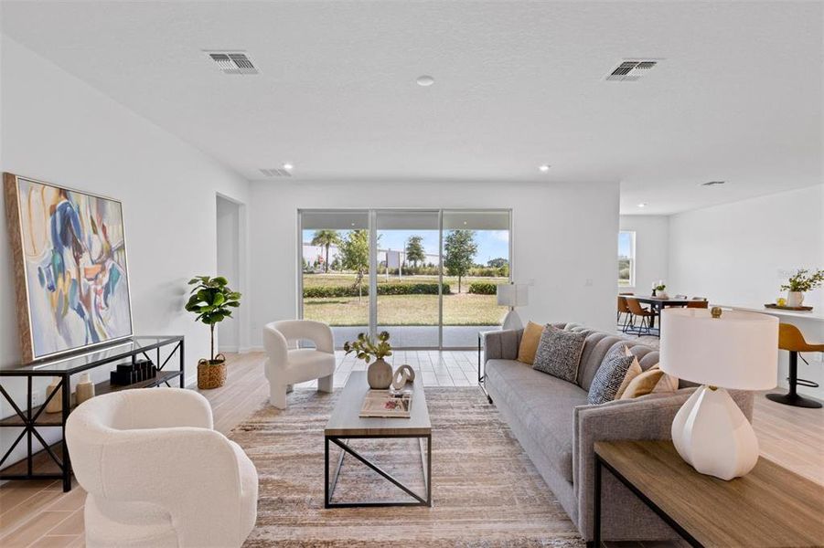 Furnished interior view inside a new home in Meadowlark Landing, Apopka (Image 6).