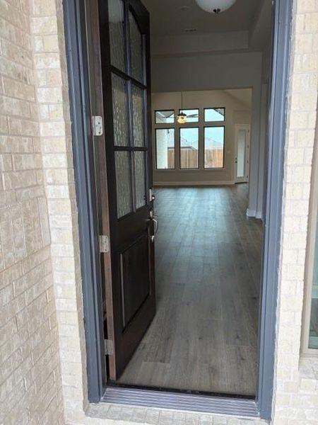 Progress Photo - Front Entrance