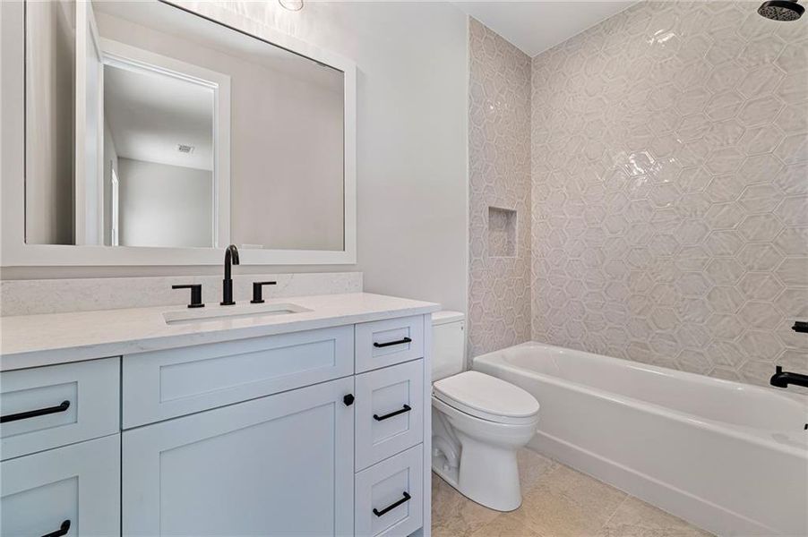 Furnished interior view inside a new home in , Alpharetta (Image 14).