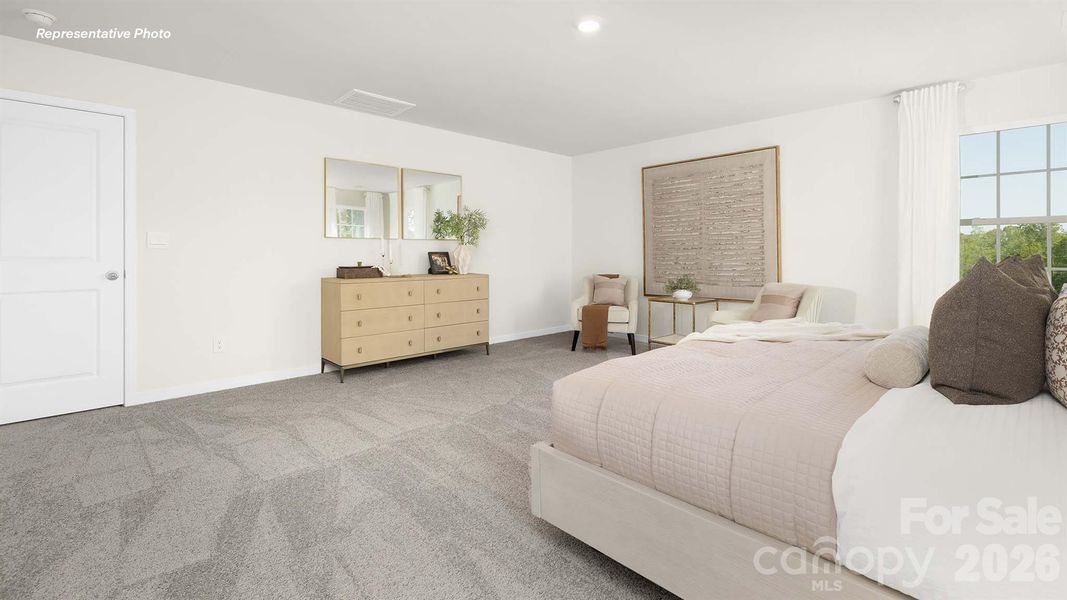 Furnished interior view inside a new home in Secrest Commons, Monroe (Image 23).