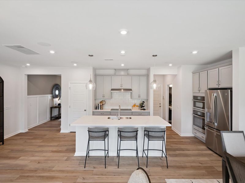 Representative furnished interior of a home built from the Catawba by Tri Pointe Homes in Millstone, Cramerton (Image 10).