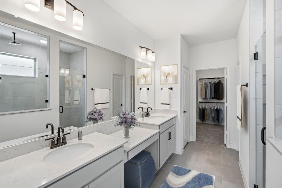 Representative furnished interior of a home built from the Wheeler by Pulte Homes in Corley Farms, Boerne (Image 9).